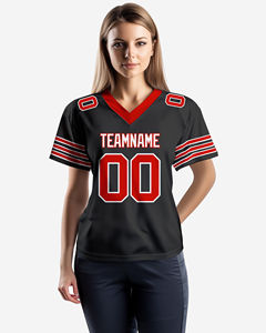 Maillots de football américain T-shirts en maille personnalisés Maillot d'équipe de rugby respirant imprimé sublimé - Product Image 3