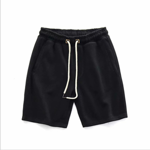 Pantalones cortos de gimnasio de lana y algodón para hombre, pantalones cortos deportivos personalizados para correr al por mayor, pantalones cortos informales de cintura media para exteriores de secado rápido para hombre - Product Image 6