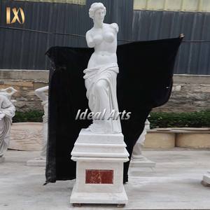 Escultura de <span class=keywords><strong>Venus</strong></span> de mármol blanco tallada a mano, estatua de <span class=keywords><strong>diosa</strong></span> <span class=keywords><strong>romana</strong></span> clásica para decoración de hogar y jardín - Product Image 5