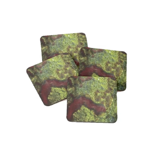 Haute qualité cristal dragon jasper caboteur cadeau utiliser main faire pierre artisanat Dragon pierre carré pierre sous-verres pour boisson - Product Image 5