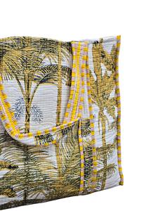 Sac fourre-tout en coton imprimé à la main pour femmes, sac fourre-tout pour le shopping, sac à bandoulière pour femmes - Product Image 2