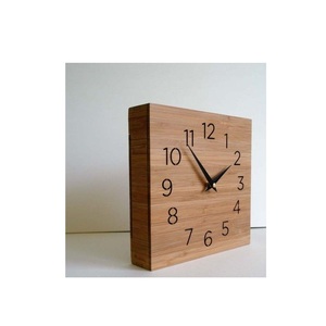 Horloge murale en bois massif moderne et Simple, horloge de salon, décoration murale de Style domestique avec échantillon gratuit - Product Image 6