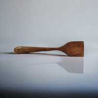 Ensemble de service moderne en bois de manguier brun foncé naturel, gravé et poli à la main, 8 pièces, vaisselle écologique, articles de table, Horeca