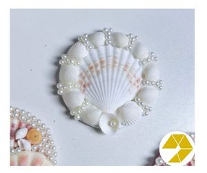 Elegante espejo de concha marina de conchas naturales de Vietnam Mini espejo de concha marina portátil para encanto de casa de playa Oferta exclusiva - Product Image 4