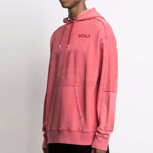 Sweat à capuche personnalisable en coton 100% délavé à l'acide, doux, intérieur brossé, écologique, respirant, style streetwear unique - Product Image 3