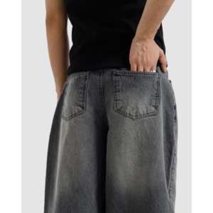 กางเกงยีนส์ทรงบอยเฟรนด์ขาบาน ระบายอากาศได้ดี เอวสูง ไซส์ XL แต่งลายปักคริสตัล ขาดๆ แบบสกินนี่ พิมพ์ลาย - Product Image 1