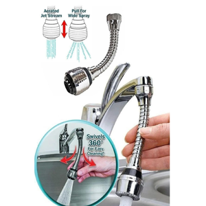 Tête de pulvérisation rotative à 360 degrés pour robinet d'évier de cuisine - 1 pièce - Product Image 1