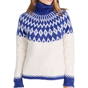 Suéter de Mujer Nuevo de Alta Calidad Personalizado, Color Sólido, Manga Larga, Cuello Redondo, Transpirable para Invierno - Product Image 1