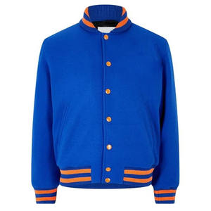 Vestes de baseball décontractées d'hiver en flanelle à carreaux lavées avec des patchs en chenille personnalisés pour hommes, veste universitaire vintage pour femmes - Product Image 4