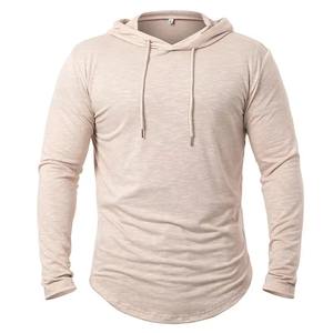 Sweat à capuche à manches longues pour homme, 100% coton, respirant, mode streetwear d'hiver, vêtement simple, polyvalent, tendance - Product Image 3