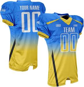 Nouvelle conception, uniforme de football américain professionnel, ensemble de maillot et de pantalon, taille plus, short personnalisé, équipe personnalisée, 100% polyester, logo personnalisé - Product Image 6