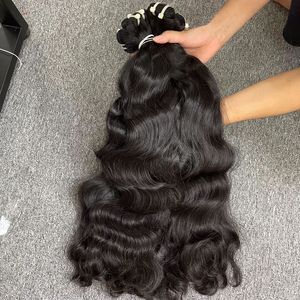 Extensiones de cabello humano Camboyano de un donante dibujado doble de cabello humano vietnamita Virgen sin procesar al por mayor 100% - Product Image 1