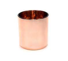 Handmade <b>Top</b> Quality Copper Tumbler for Tea Light Candle Jars Container Scented Candle Container - Product Image 2
