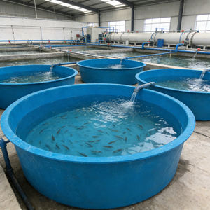 Bassin à poissons en fibre de verre, réservoir d'aquaculture en FRP, réservoir de pisciculture haute durabilité - Product Image 3