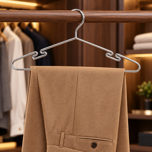 Perchero Metálico Cromado Personalizado ODM, Perchero de Acero Inoxidable Resistente para Guardar Ropa, de un Solo Nivel, Multifuncional, Poligonal - Product Image 5