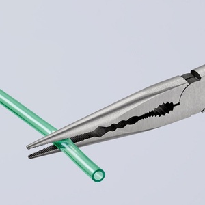 Alicates de montaje KNIPEX de 280 mm de largo, pulidos, con punta recta y abrazaderas recubiertas de plástico - Product Image 4