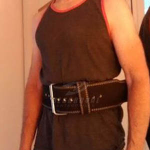 Ropa de entrenamiento Gimnasio Levantamiento de pesas Cinturón de una sola punta de alta resistencia Cinturón de una sola punta de calidad premium - Product Image 6