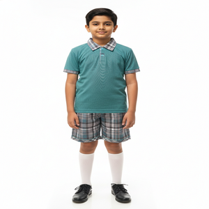 Conjuntos de Uniformes Escolares Unisex para Niños, Transpirables, de Lona, Poliéster/Algodón, Duraderos y de Secado Rápido, Marca Personalizada - Product Image 2