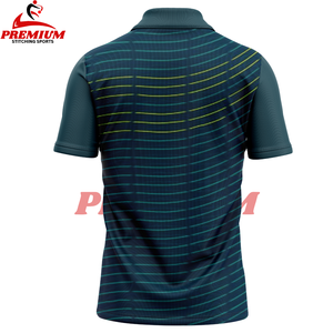 เสื้อโปโลชายพิมพ์ลายซับลิเมชันน้ำหนักเบาบริการ OEM ออกแบบโลโก้ของคุณเอง - Product Image 4