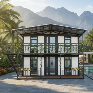 Maison modulaire <span class=keywords><strong>de</strong></span> luxe à 2 étages, économique, préfabriquée, avec 3 chambres, en Mexique - Product Image 1