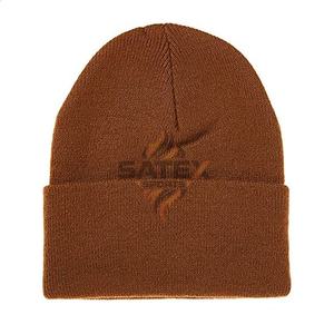 Gorro de Punto Acrílico Personalizado con Estampado Digital Informal de Invierno, sin Puños, con Letras Jacquard y Logotipo Personalizado, Estilo Unisex Y2k - Product Image 2