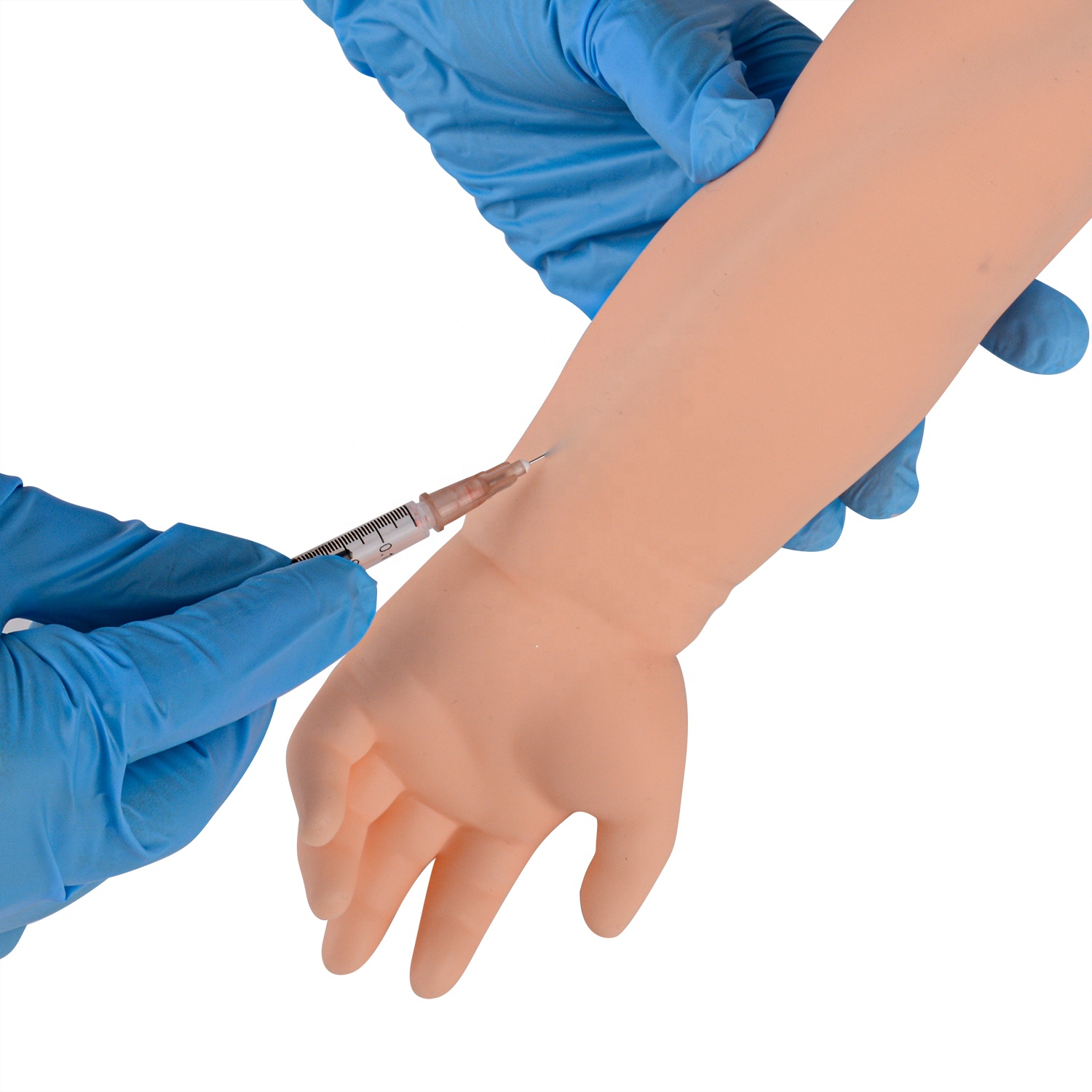 Intravenous Practice Arm, Phlebotomy Practice Kit, IV Venipuncture Training Arm for Injection and Infusion,