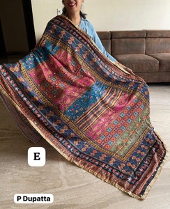 2024 Luxury <b>Indian</b> Banjara <b>Shawl</b> New Design Printed Antique Handmade Silk <b>Shawl</b> Women Heavy Mirror Work Embroidery Winter - Product Image 5