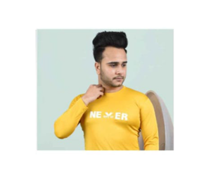 Camiseta de manga larga de moda con tela de secado rápido diseñada para un estilo de vida activo - Product Image 1