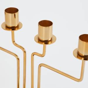 Gold Finishing 4 Pillar Candle Holder Ideal for Wedding <b>Occasion</b> <b>table</b> Decoration Portable Metal Crafts Candle Stand Wholesale - Product Image 4