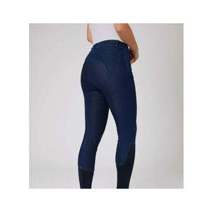 Pantalones ecuestres personalizables de alto rendimiento, ropa deportiva, pantalones vaqueros elásticos de cuatro vías, mallas, pantalones de montar a caballo - Product Image 2