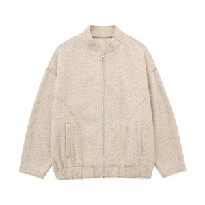 Chaquetas recortadas para mujer Otoño Elegante Vintage Color sólido Manga larga Doble botonadura Gabardina con cinturón - Product Image 2