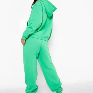 Ensemble Jogging et Sweat à Capuche pour Femmes, Nouveau Style d'Hiver, Imprimé avec Strass, Coton, Jogging Évasé, Sweat à Capuche, Tenue de Sport pour Streetwear - Product Image 6