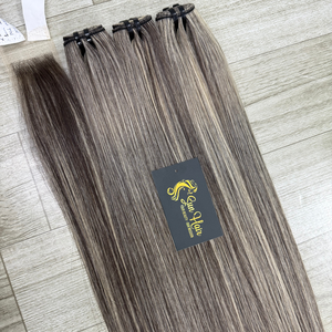 Extensiones de Cabello Humano Vietnamita Sun Hair Company con Cierre de Encaje HD, Doble Trama, Color Piano Personalizado con Reflejos Sutiles - Product Image 1