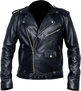 Chaqueta de Cuero de Alta Calidad para Hombre, Diseño Personalizado, Cortavientos de Invierno, Chaqueta de Cuero Transpirable con Servicio OEM - Product Image 4