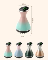Brosse électronique de massage des méridiens anti-cellulite à thérapie magnétique, masseur corporel USB avec contrôle de la minuterie, brûleur de graisse électrique