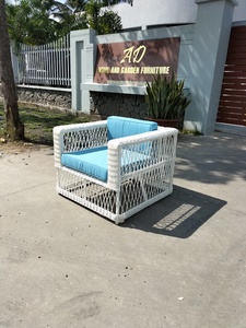 ชุดโซฟาตกแต่งสวนกลางแจ้งทันสมัย PRSF-121ลานหวายรูปทรงตัว I ที่นั่งพักผ่อนตรงจากโรงงานลานบ้านโรงแรม - Product Image 4