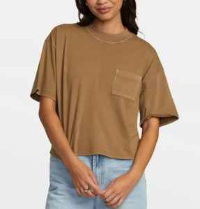 เสื้อยืดผ้าแคนวาสทรงโอเวอร์ไซส์สำหรับผู้หญิงเสื้อผ้าลำลองวินเทจพิมพ์ลายพัฟแฟชั่น - Product Image 5