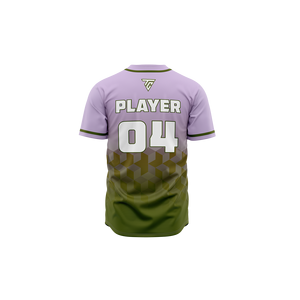Camiseta de béisbol de manga corta personalizada con botones, Camiseta deportiva transpirable con logotipo de equipo impreso, camiseta personalizable para equipos deportivos - Product Image 4