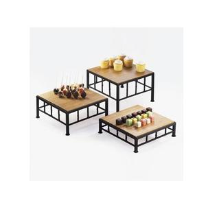 Engraved Metal Cake Stand for Wedding Dessert Display Reception Party Table Center Celebration Styling and Event Styling Setup - Product Image 1