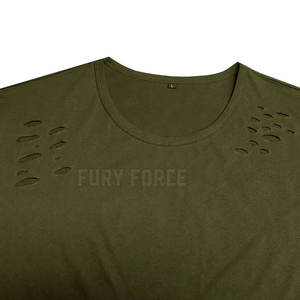 เสื้อยืดคอกลมผ้าคอตตอนสำหรับผู้ชายเสื้อยืดลาย100% โลโก้ OEM ออกแบบได้ตามต้องการ - Product Image 4