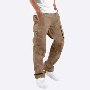 Pantalones Cargo Jogger ligeros con múltiples bolsillos de algodón orgánico 100% para hombre con protección UV y pantalones de entrenamiento transpirables de secado rápido - Product Image 4