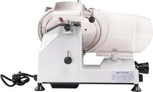 เนื้อสัตว์! เครื่องหั่นเนื้อ 10 หัว พร้อมใบมีดสแตนเลส ปรับความหนาได้ และขาตั้งยางปรับระดับได้สำหรับหั่นเนื้อ - Product Image 2