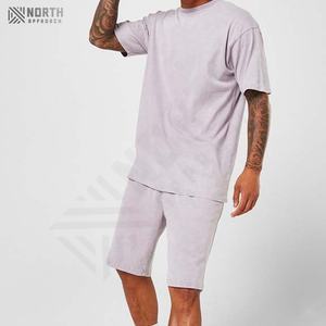 Pantalones Cortos Unisex de Algodón French Terry con Lavado Ácido, Estilo Vintage, Talla XS Personalizada, Borde Crudo, Tela de Malla, Estilo Jogging, Diseño Desgastado para Hombre - Product Image 5