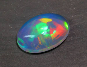 อัญมณีโอปอลเอทีโอเปียทรงรีอัญมณีโอปอลประกายรุ้งทรงรีฉูดฉาด - Product Image 2