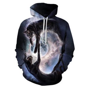 Sudaderas con capucha lisas bordadas personalizadas para hombre, ropa informal de algodón y poliéster, sudaderas con capucha para hombre - Product Image 2