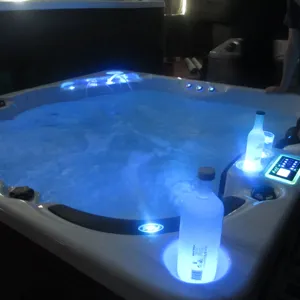 Alally Hydroharmony Oasis Plus enultimate 6 persone Color Spa santuario con luci a LED e LT-00001 per altoparlanti Bluetooth