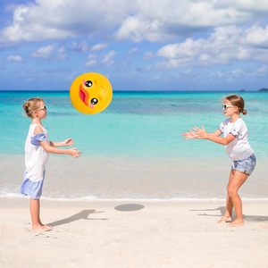 Divertido Pelota de Playa Inflable con Forma de Pato, 16 Pulgadas, PVC, Juguete para Piscina, Amarillo, Juegos Acuáticos, Recuerdos para Fiestas de Verano - Product Image 4