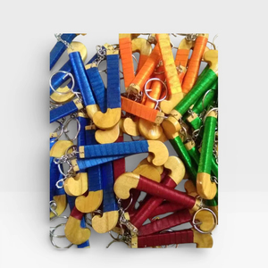 Bâton de hockey Porte-clés Vente d'usine Nouveau mini bâton de hockey Porte-clés/Mini porte-clés de hockey promotionnel - Product Image 1