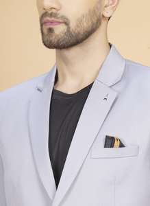 Suministro al por Mayor de Blazers Ajustados Gris Claro para Hombre, Ropa Formal Moderna para Bodas y Eventos Nocturnos a Precio de Exportación - Product Image 3