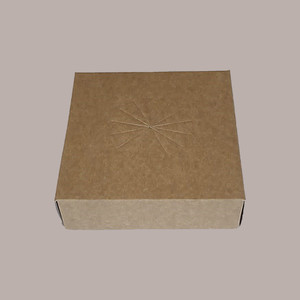 5 uds. Cajas transparentes para huevos para Pascua 250x250H400mm fondo de papel marrón natural suministros de vacaciones - Product Image 3